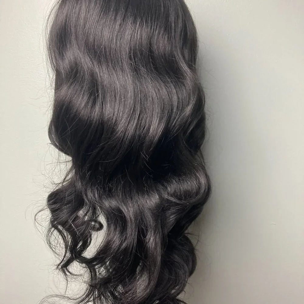 Black Wavy Lace Front Wig